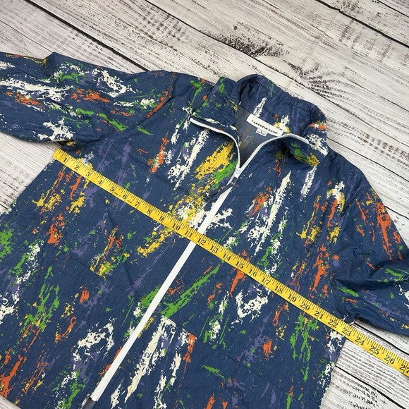 Colorful Abstract Bomber Jacket - Picture 3 of 7